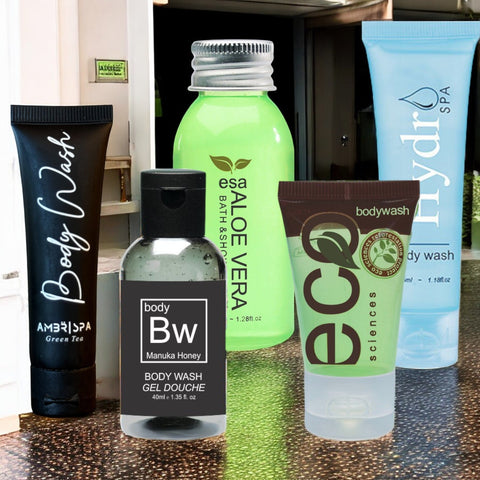 Bulk Body Wash Guest Supplies Canada - Branded Amenities by Custom Amenities Inc.