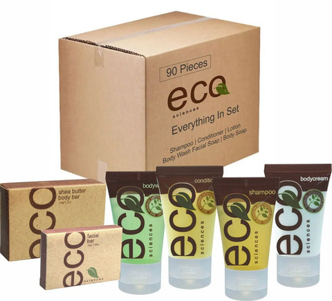 VACATION RENTAL AIRBNB SETS ECO SCIENCES - Branded Amenities by Custom Amenities Inc.