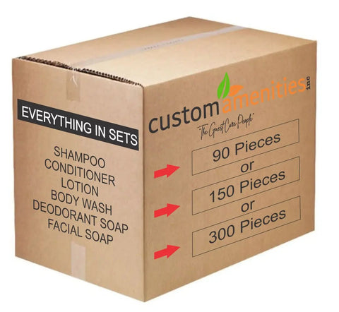 Vacation Rental Supplies Bundles - Branded Amenities by Custom Amenities Inc.