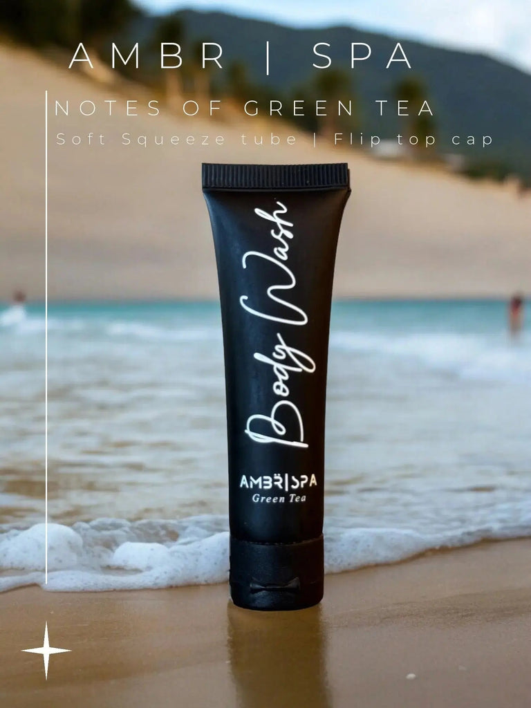 Hotel Sized Body Wash AMBR 50 pack - Branded Amenities by Custom Amenities Inc.