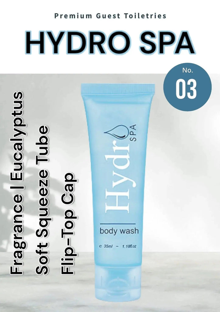 Hotel Supplies Canada Hydro Body Wash 50pk - Branded Amenities by Custom Amenities Inc.