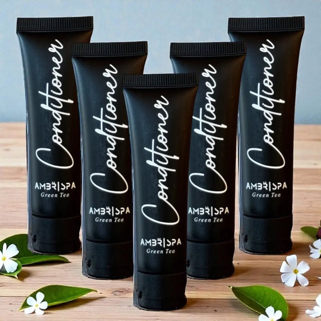 Hotel Supplies Conditioner AMBR 50 pack - Branded Amenities by Custom Amenities Inc.