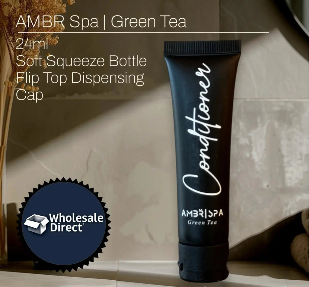 Hotel Supplies Conditioner AMBR 50 pack - Branded Amenities by Custom Amenities Inc.