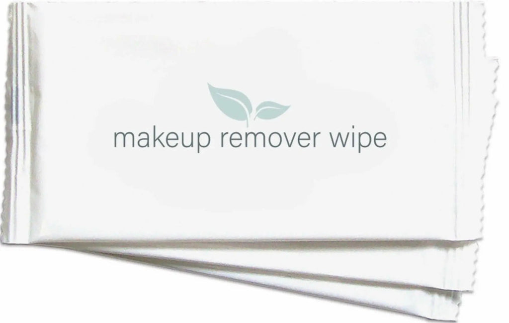 Makeup Remover Wholesale Wipes for Hotels 100pk - Branded Amenities by Custom Amenities Inc.