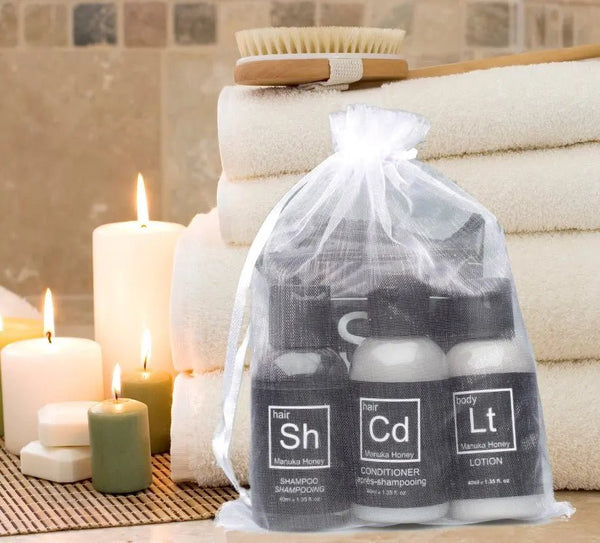 Toiletry Kit Manuka Honey 10pk - Branded Amenities by Custom Amenities Inc.
